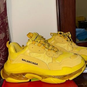 Yellow balenciagas